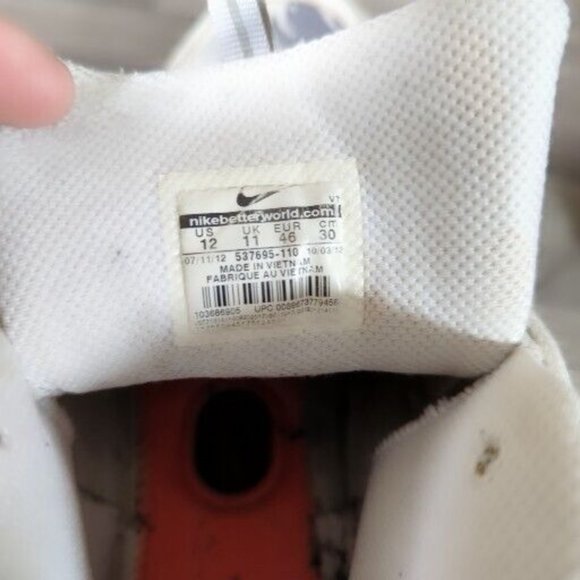 Rare Nike Air Max Terra Sertig Size 12 Hike Trail Run White Camo Full Air - Picture 8 of 8